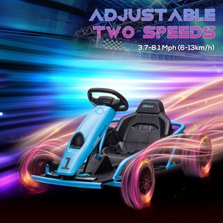 Foto 4 | Coche Eléctrico Go Kart Aosom 24 V 8.1 Mph para Niños - Venta Internacional