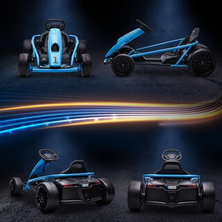 Foto 7 | Coche Eléctrico Go Kart Aosom 24 V 8.1 Mph para Niños - Venta Internacional