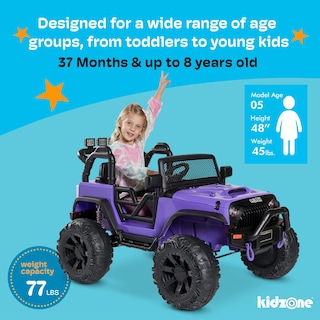 Foto 6 | Ride On Truck Kidzone Kids, 2 Plazas, 12 V, Con Mando A Distancia - Venta Internacional.
