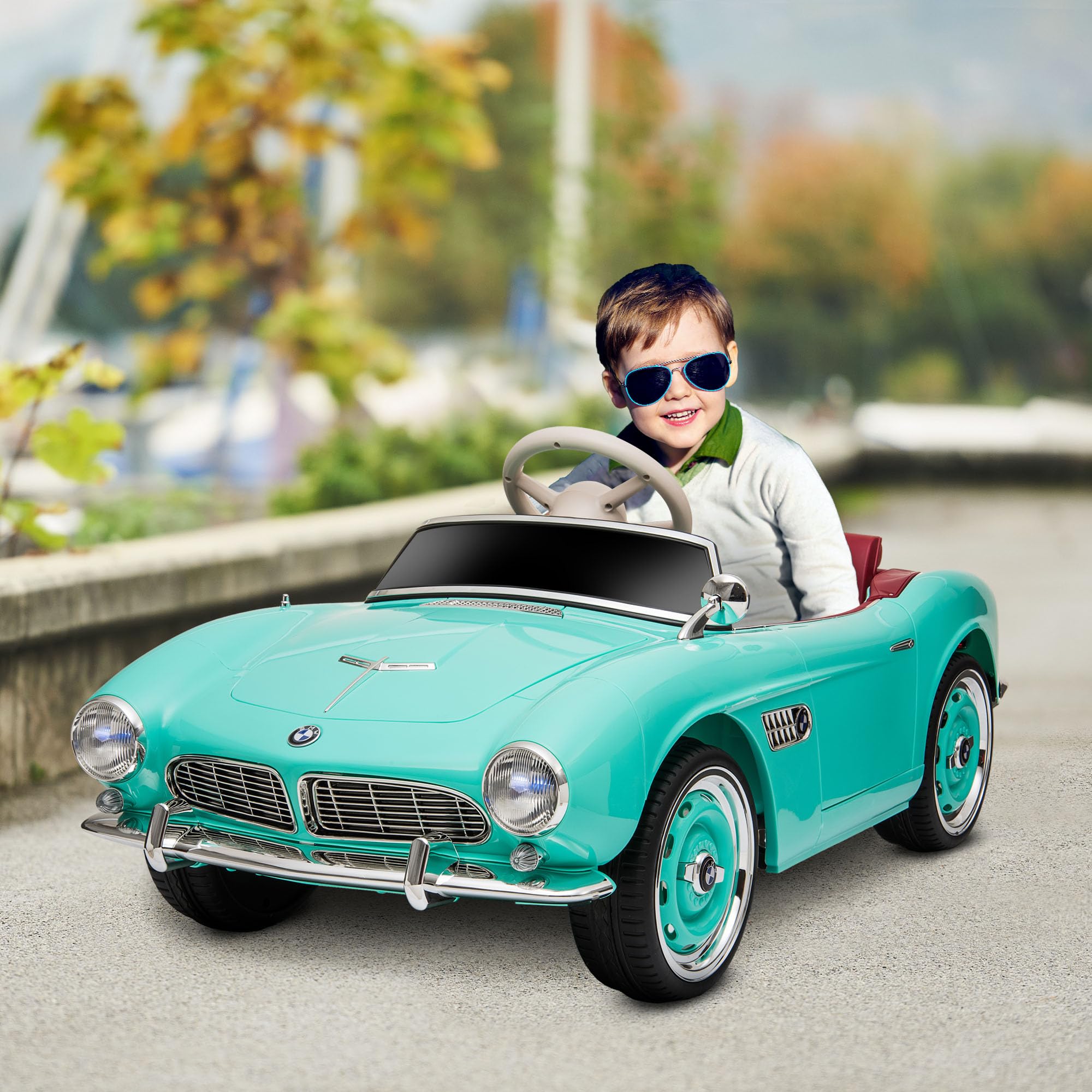 Foto 2 | Vehículo Eléctrico Con Licencia Aosom, Bmw Kid, 12 V, Con Mando A Distancia - Venta Internacional.