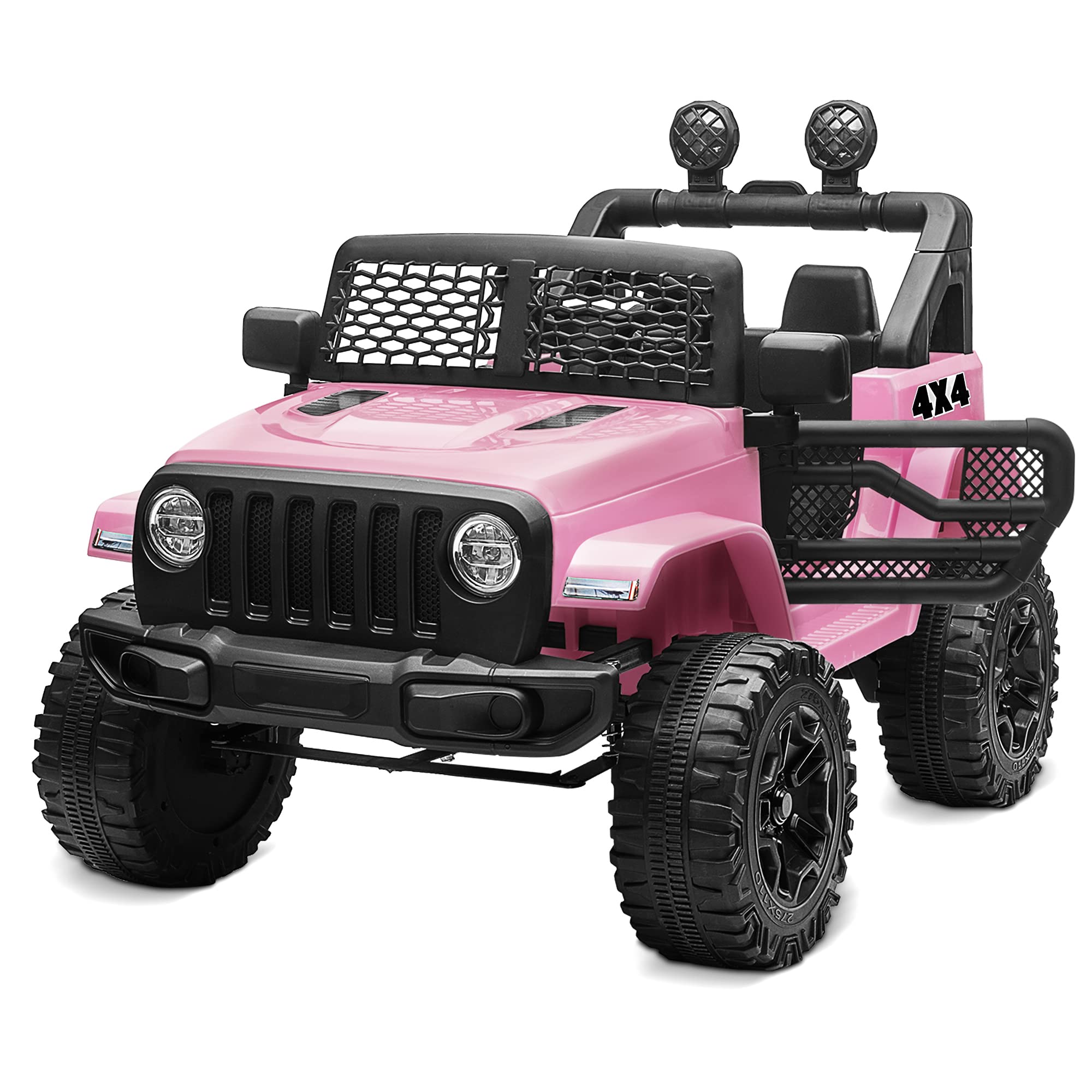 Foto 2 pulgar | Coche Eléctrico Para Niños Ride On Truck Kidzone Con Batería De 12 V, Color Rosa - Venta Internacional.