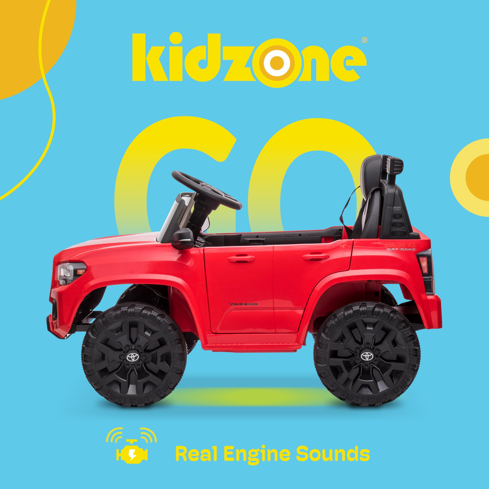 Foto 3 pulgar | Ride On Truck Kidzone Toyota Tacoma 12 V Con Mando A Distancia - Venta Internacional.