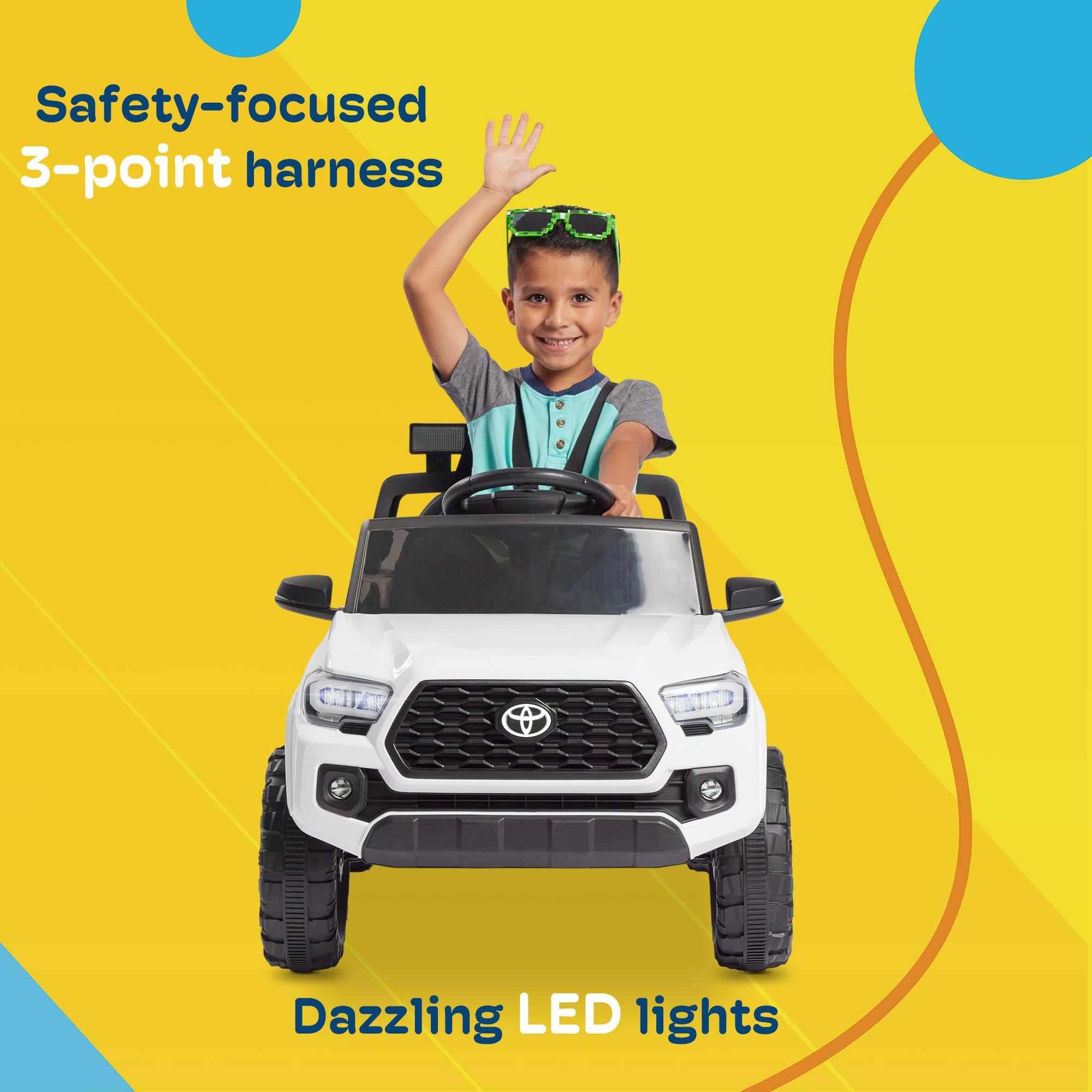 Foto 4 pulgar | Ride On Truck Kidzone Toyota Tacoma 12 V Con Mando A Distancia - Venta Internacional.