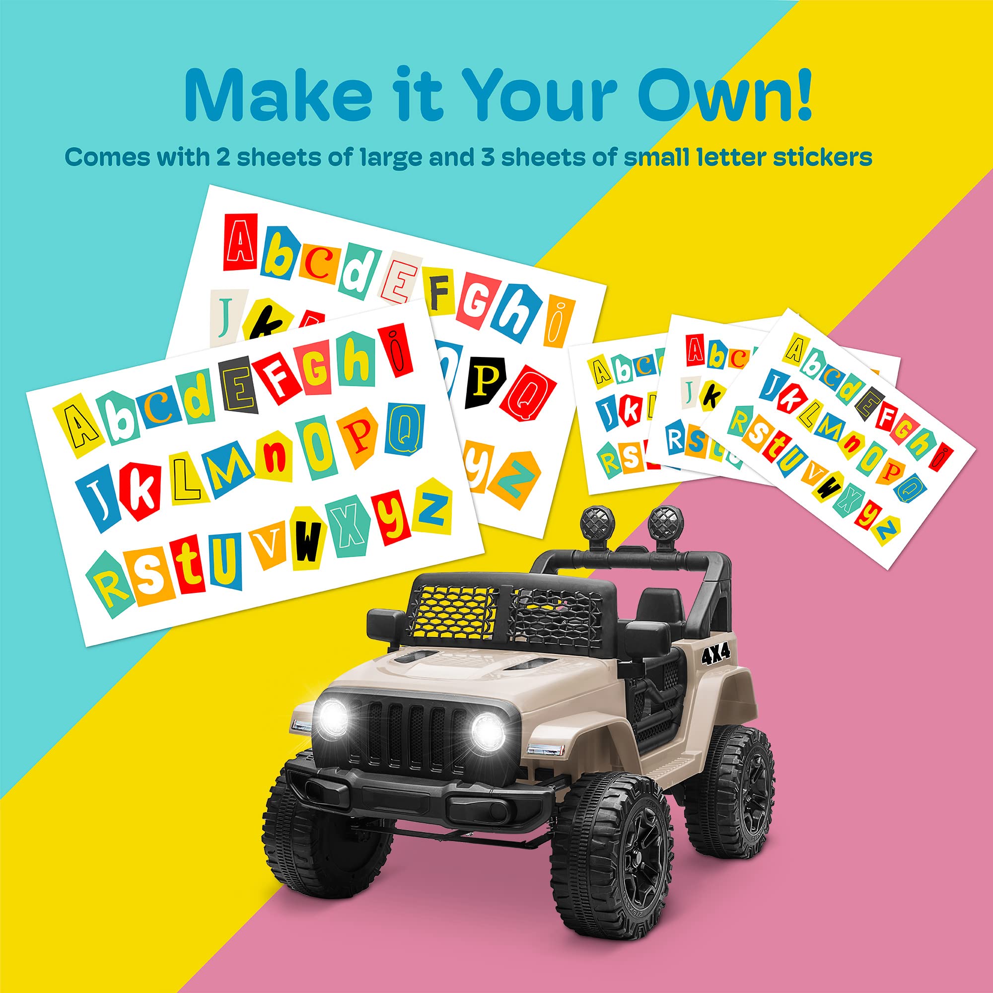 Foto 4 | Batería Eléctrica Ride On Truck Kidzone De 12 V Con Mando A Distancia - Venta Internacional.