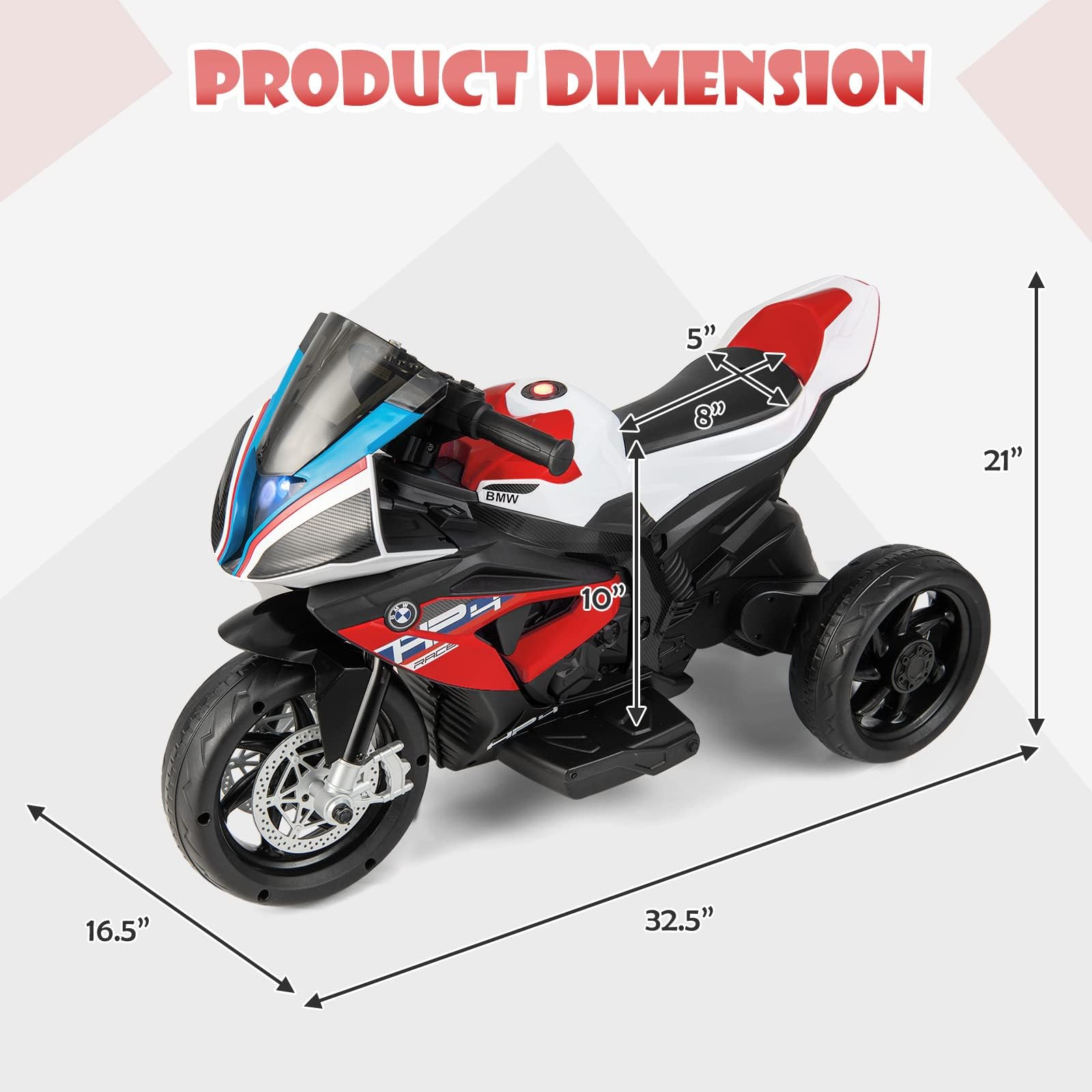 Foto 8 pulgar | Monta En Moto Costzon Bmw 12 V Batería 3 Ruedas Para Niños - Venta Internacional.