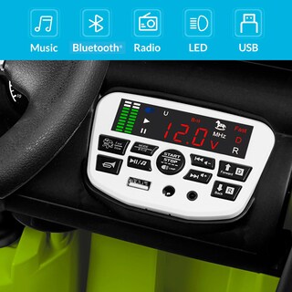 Foto 3 | Batería Eléctrica Ride On Truck Kidzone De 12 V Con Mando A Distancia - Venta Internacional.