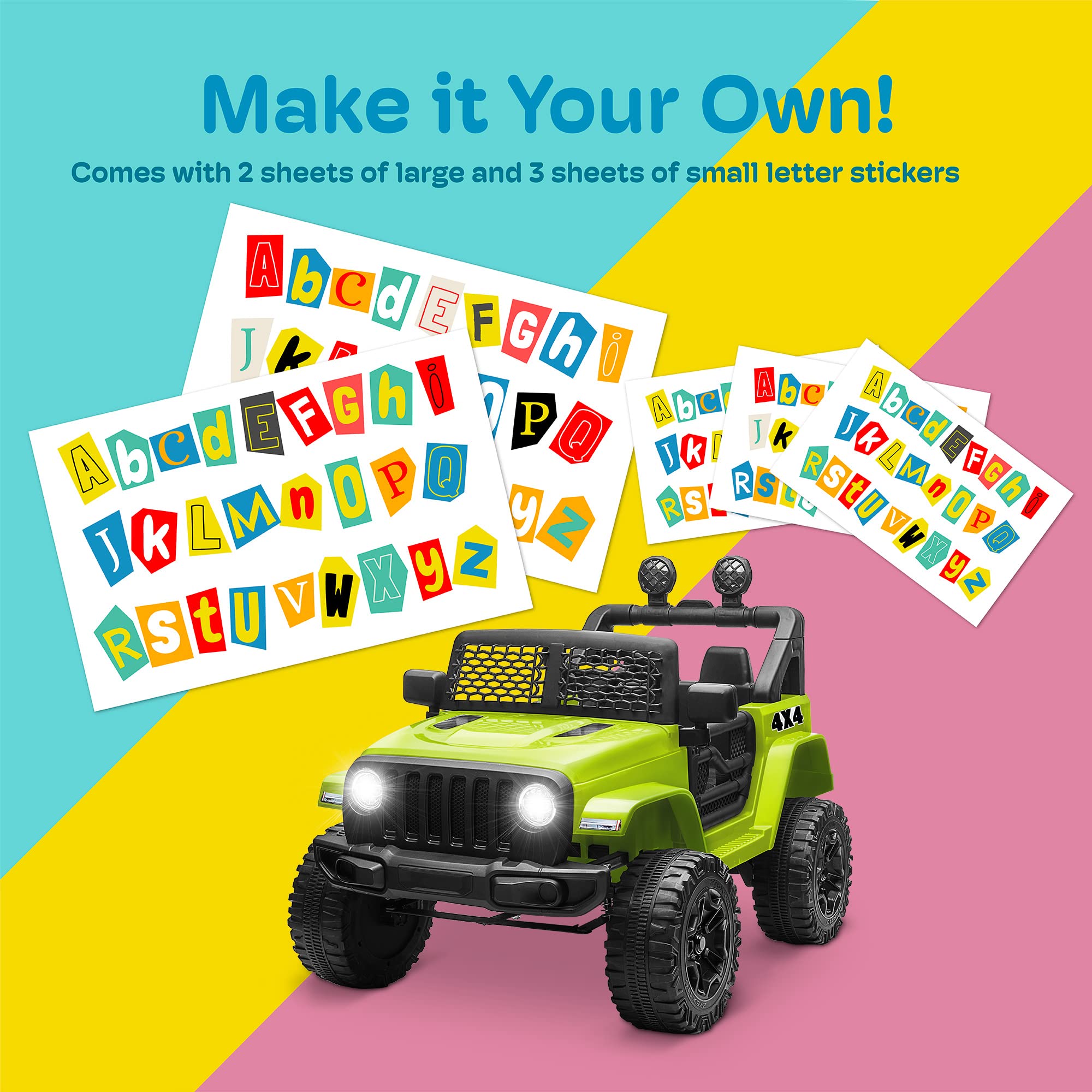 Foto 4 | Batería Eléctrica Ride On Truck Kidzone De 12 V Con Mando A Distancia - Venta Internacional.