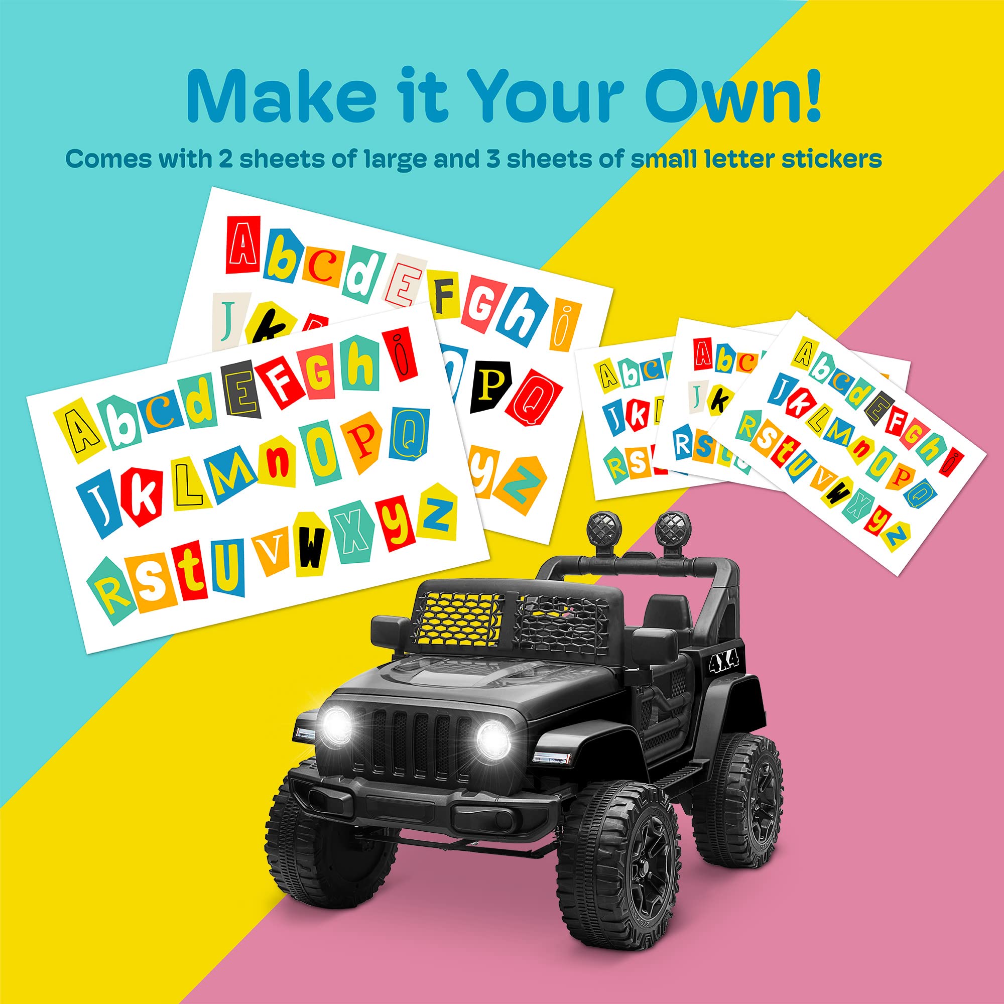 Foto 5 pulgar | Coche Eléctrico Para Niños Ride On Truck Kidzone Con Batería De 12 V, Color Negro - Venta Internacional.
