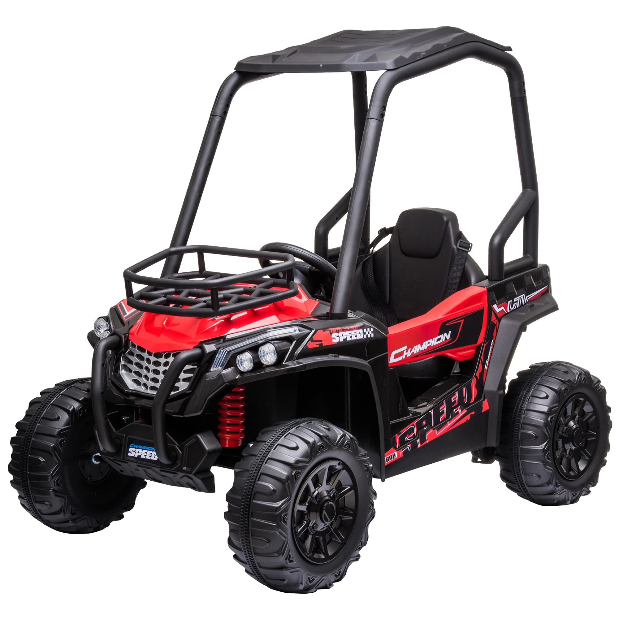 Utv Eléctrico Para Niños Aosom De 12 V Con Música Y Luces - Venta Internacional.