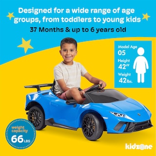 Foto 5 | Lamborghini Huracán Ride On Car Kidzone Kids De 12 V Con Licencia - Venta Internacional.