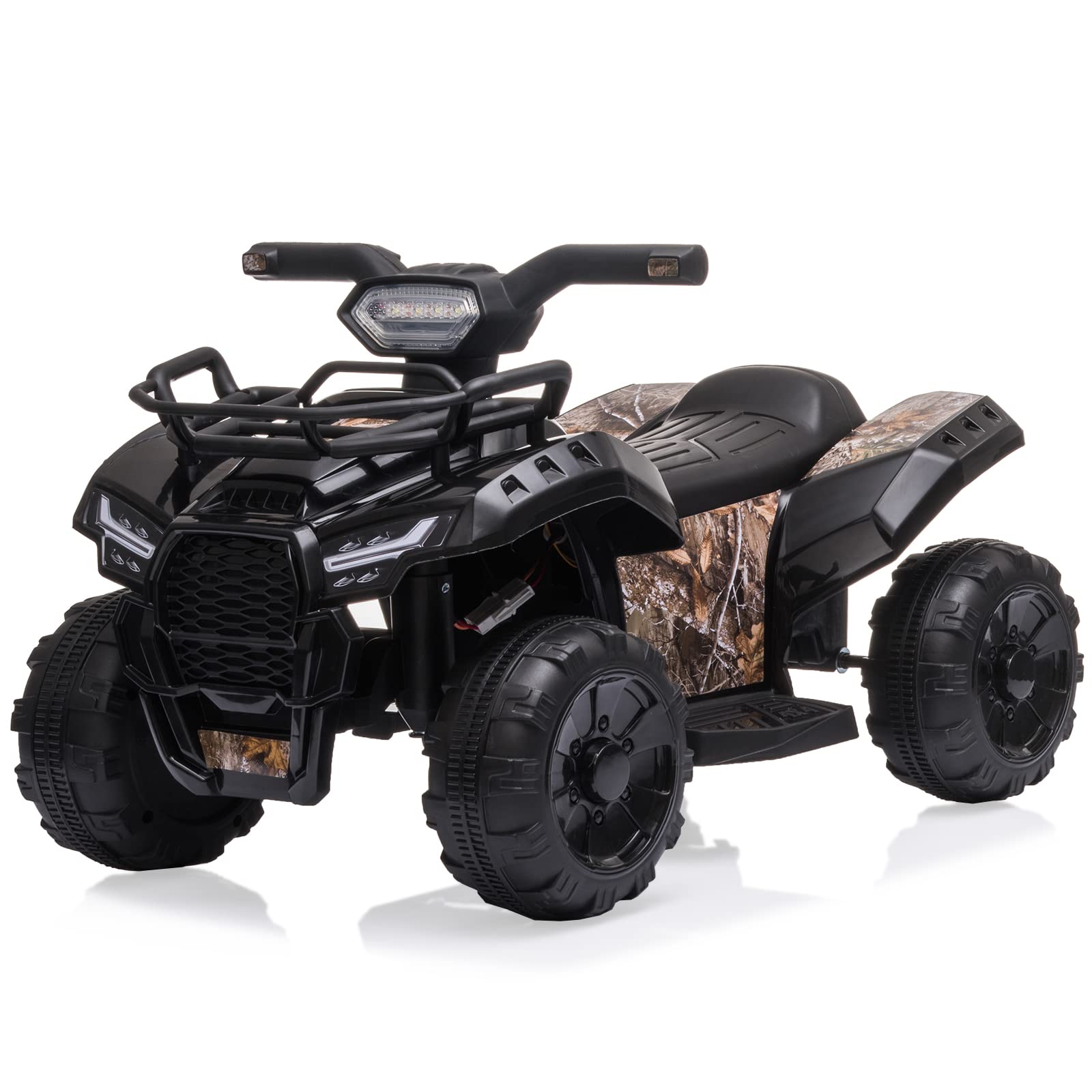 Atv Quad Eléctrico Para Niños De 6 V Con Faros Delanteros, Mp3, Usb De 18 A 36 Meses - Venta Internacional.