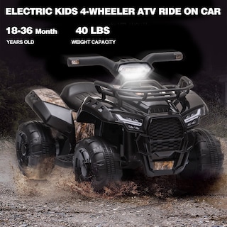 Foto 3 | Atv Quad Eléctrico Para Niños De 6 V Con Faros Delanteros, Mp3, Usb De 18 A 36 Meses - Venta Internacional.