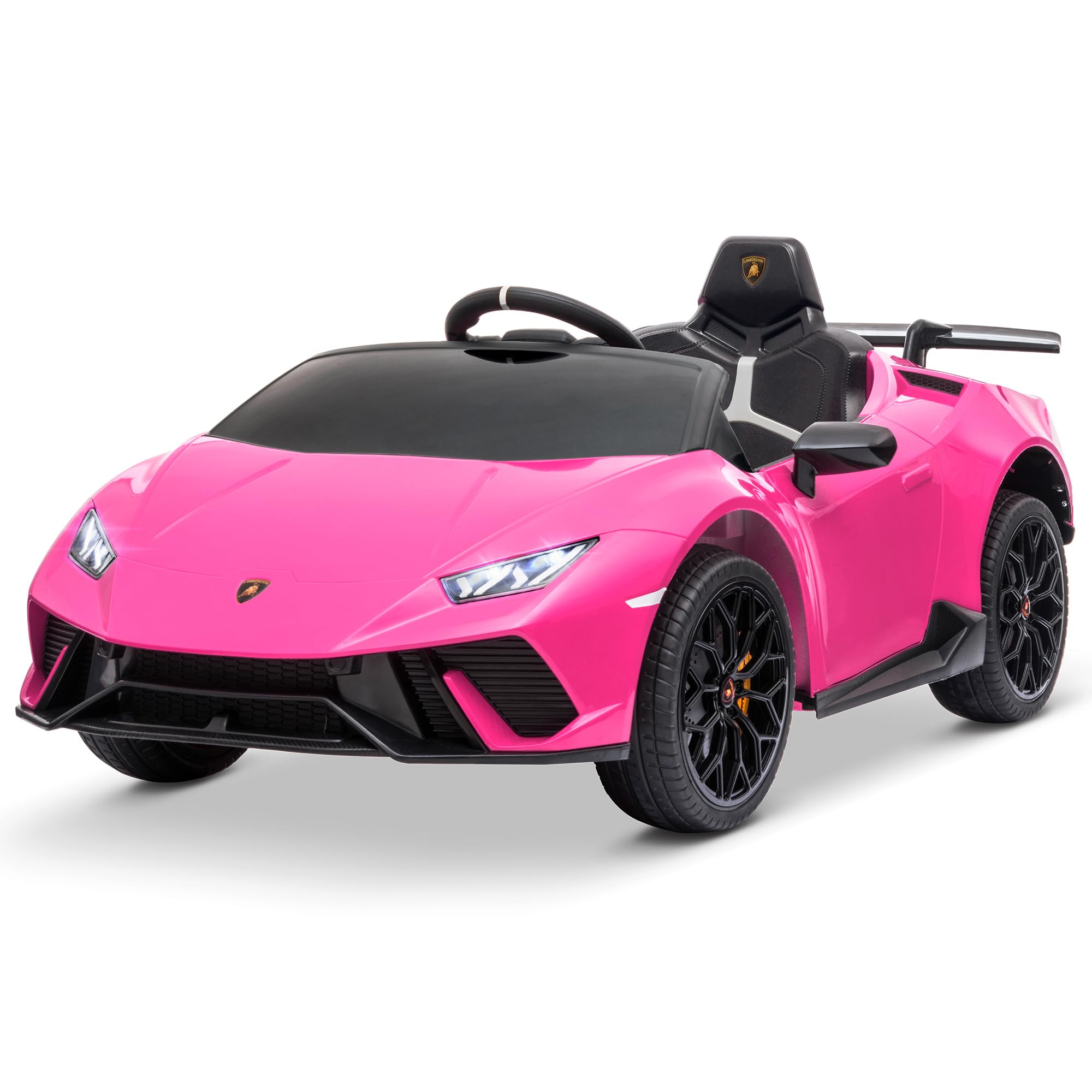 Lamborghini Eléctrico Ride On Car Kidzone Con Licencia De 12 V, Color Rosa - Venta Internacional.