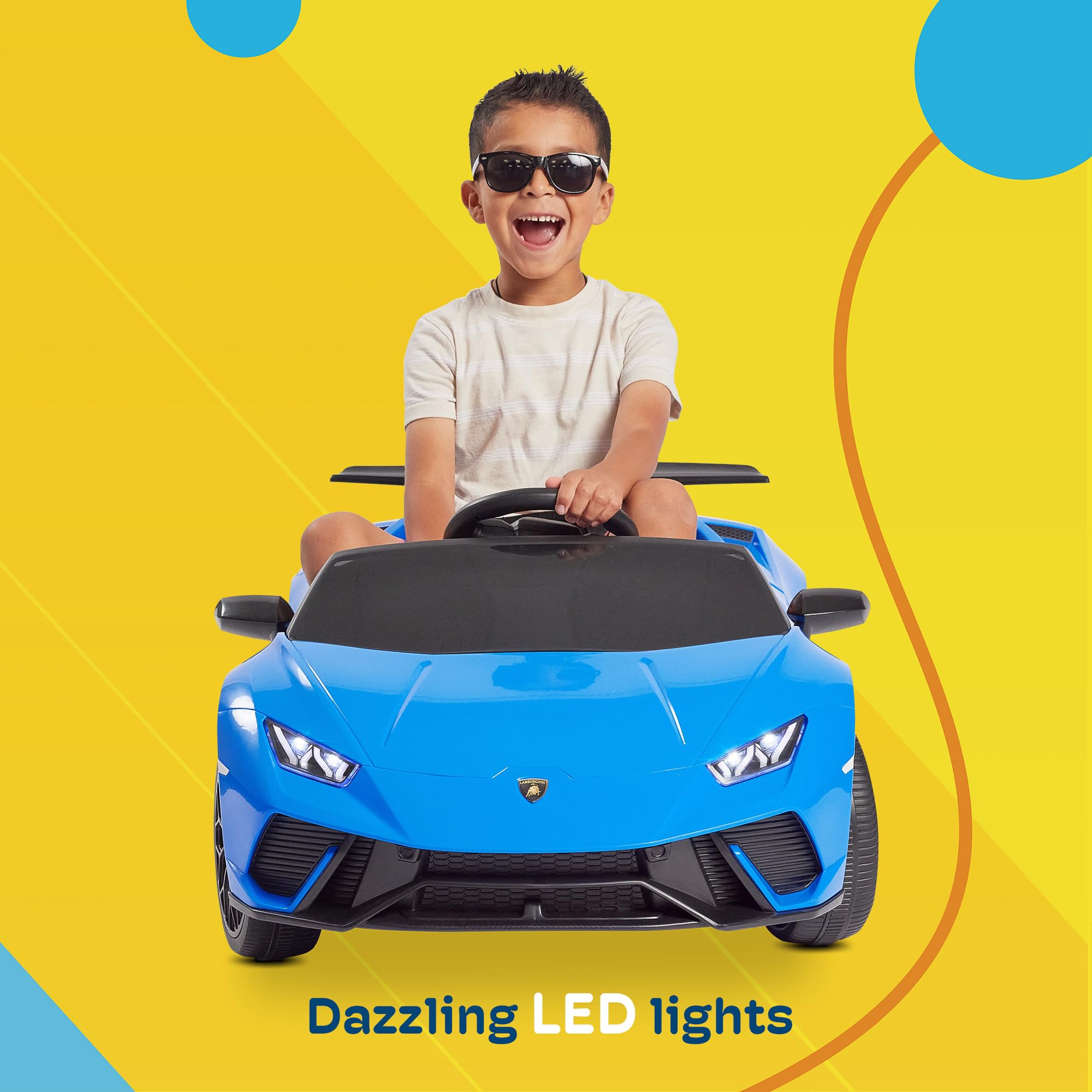 Foto 5 pulgar | Lamborghini Eléctrico Ride On Car Kidzone Con Licencia De 12 V, Color Rosa - Venta Internacional.