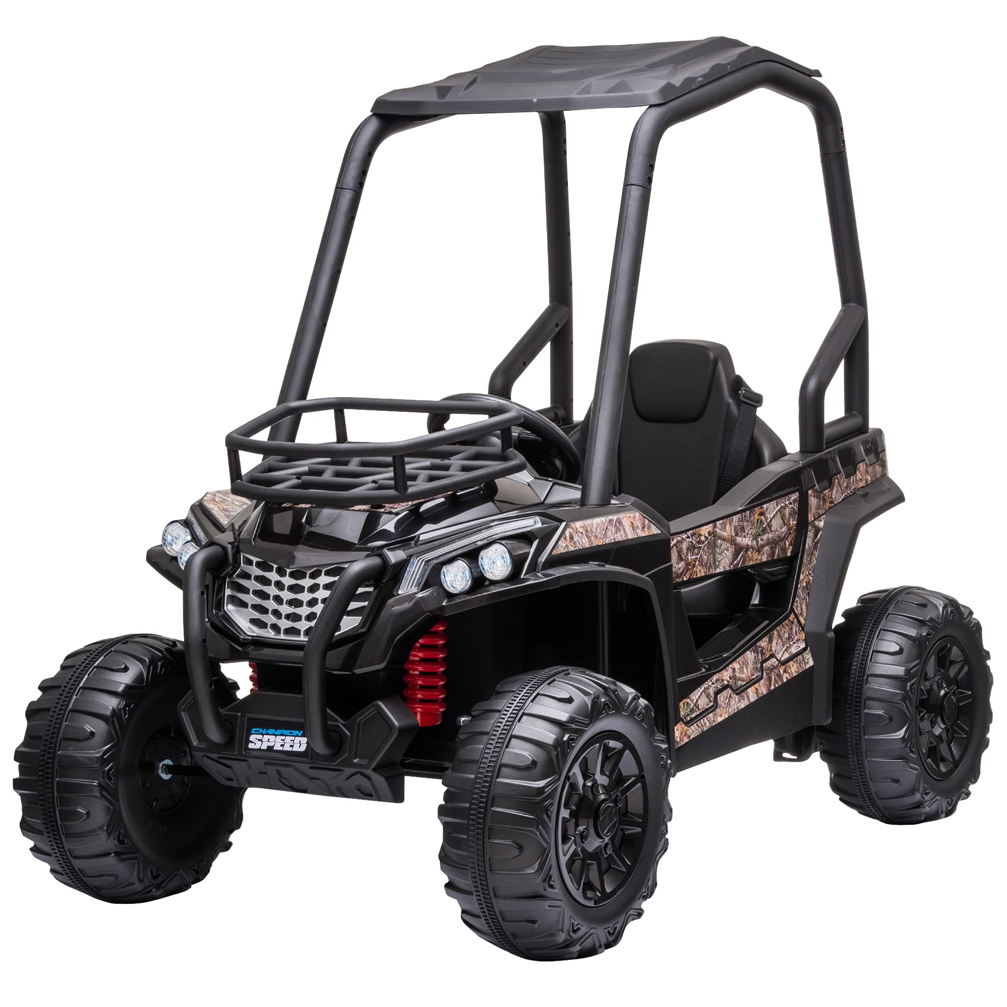 Utv Eléctrico Para Niños Aosom De 12 V Con Música Y Luces - Venta Internacional.