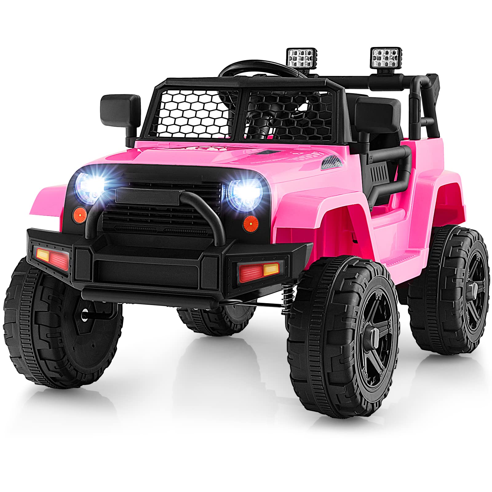 Foto 1 | Camión Ride On Car Costzon A Batería De 12 V Con Mando A Distancia, Color Rosa - Venta Internacional.
