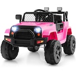 Camión Ride On Car Costzon A Batería De 12 V Con Mando A Distancia, Color Rosa - Venta Internacional.