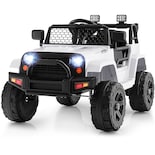 Camión Ride On Car Costzon A Batería De 12 V Con Mando A Distancia, Color Blanco - Venta Internacional.
