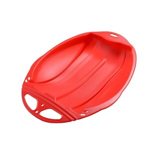 Foto 2 | Trineo De Nieve Redondo Rojo Hecho De Plástico Pp Para Niños Y Adultos - Venta Internacional.