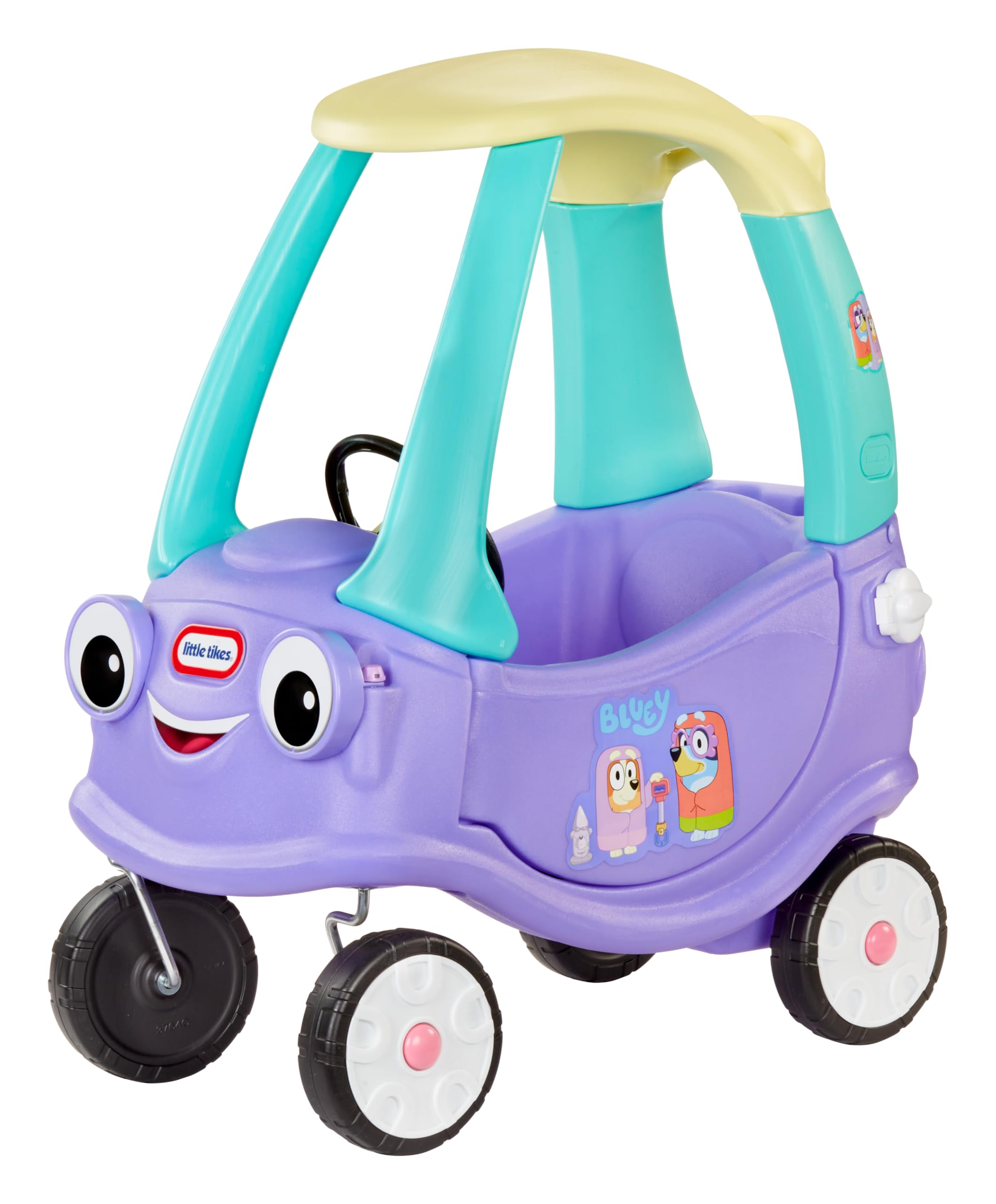 Coche Cupé Ride-on Little Tikes Bluey Grannies Con 2 Accesos. - Venta Internacional.