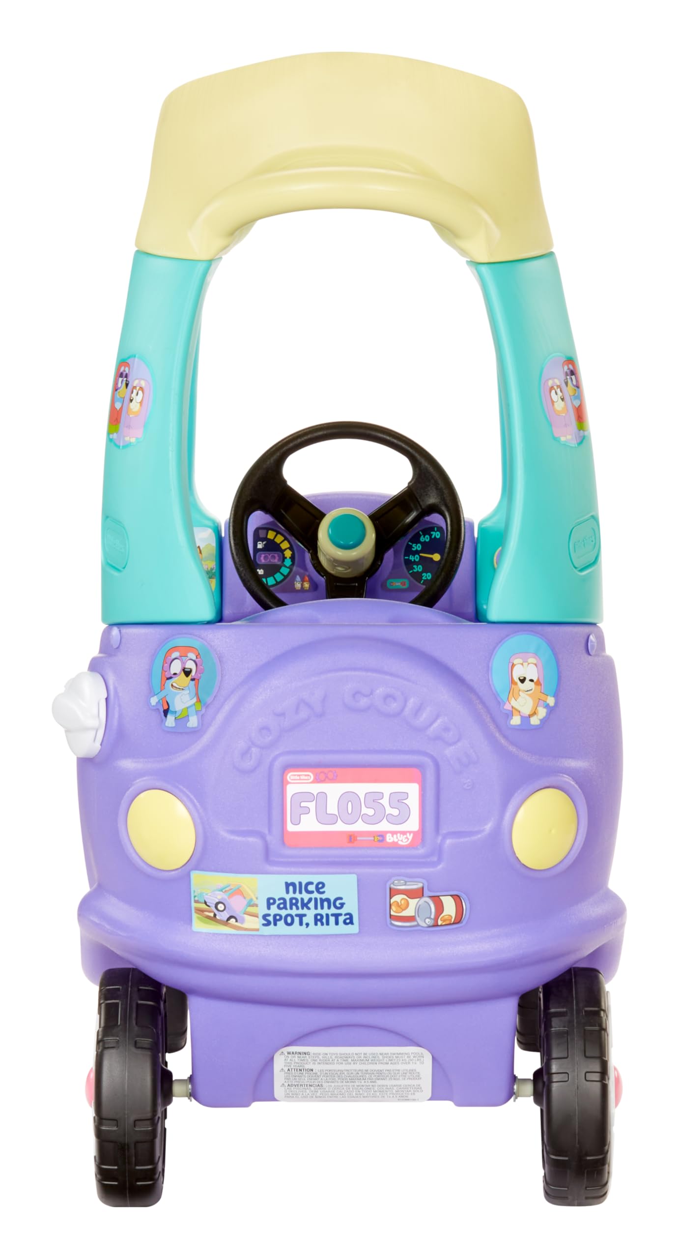 Foto 4 | Coche Cupé Ride-on Little Tikes Bluey Grannies Con 2 Accesos. - Venta Internacional.