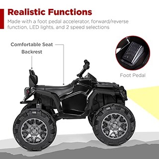 Foto 5 | Atv Eléctrico Para Niños Best Choice Products De 12 V Con Bluetooth - Venta Internacional.