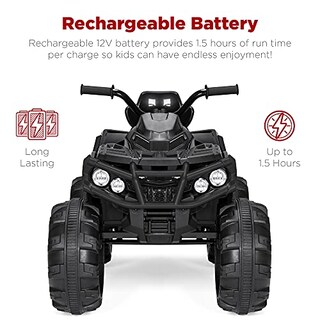 Foto 6 | Atv Eléctrico Para Niños Best Choice Products De 12 V Con Bluetooth - Venta Internacional.
