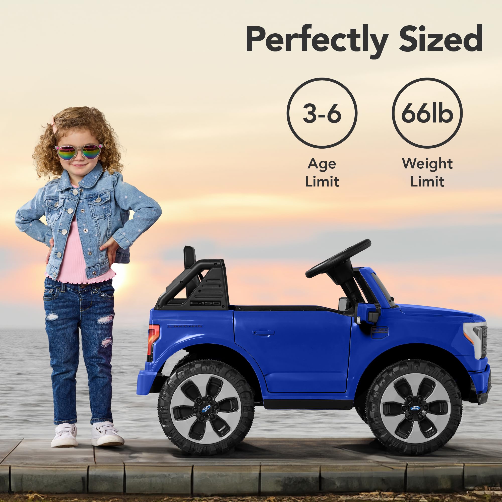 Foto 7 pulgar | Auto Eléctrico Best Choice Ford F-150 Lightning Kids - Venta Internacional.