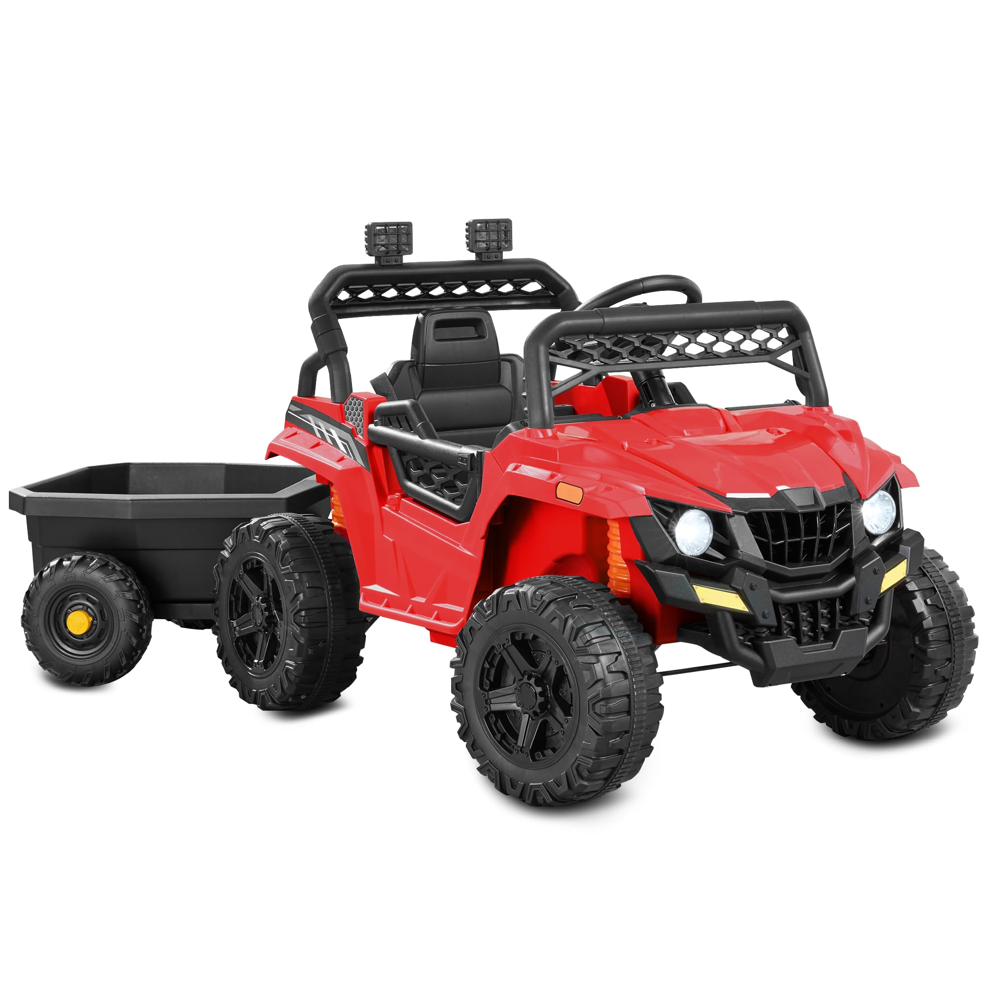 Foto 2 pulgar | Coche Eléctrico Ride On Utv Best Choice Para Niños Con Remolque De 12 V - Venta Internacional.