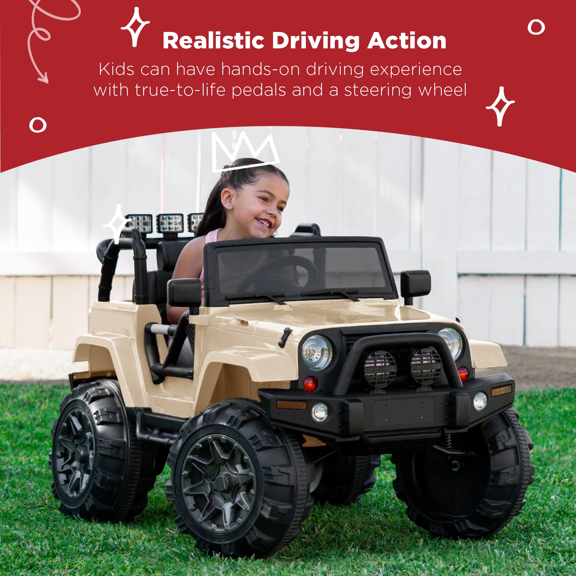 Foto 3 pulgar | Ride On Truck Best Choice Products Kids 12 V Con Mando A Distancia - Venta Internacional.
