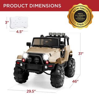 Foto 7 | Ride On Truck Best Choice Products Kids 12 V Con Mando A Distancia - Venta Internacional.