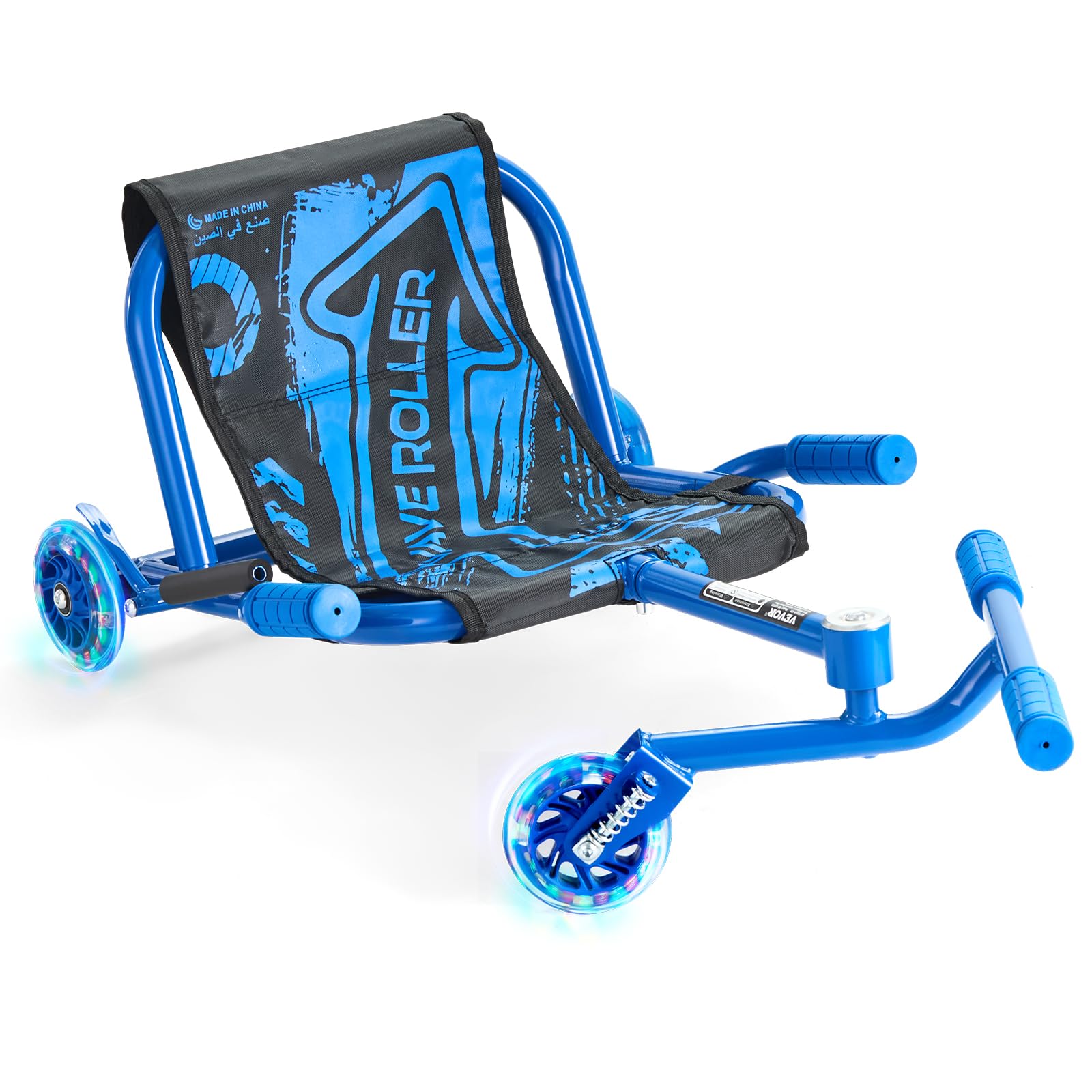 Patinete Vevor Swing De Lado A Lado, 60 Kg De Carga, Azul, 4+ - Venta Internacional.