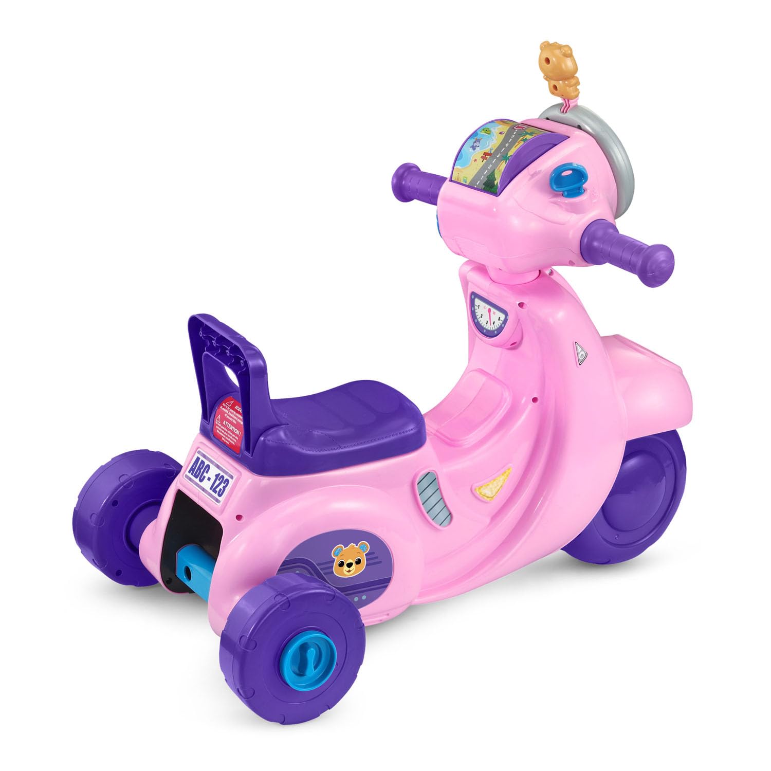 Foto 5 pulgar | Patinete 2 En 1 Map And Go Vtech Para Niños Pequeños, Color Rosa - Venta Internacional.