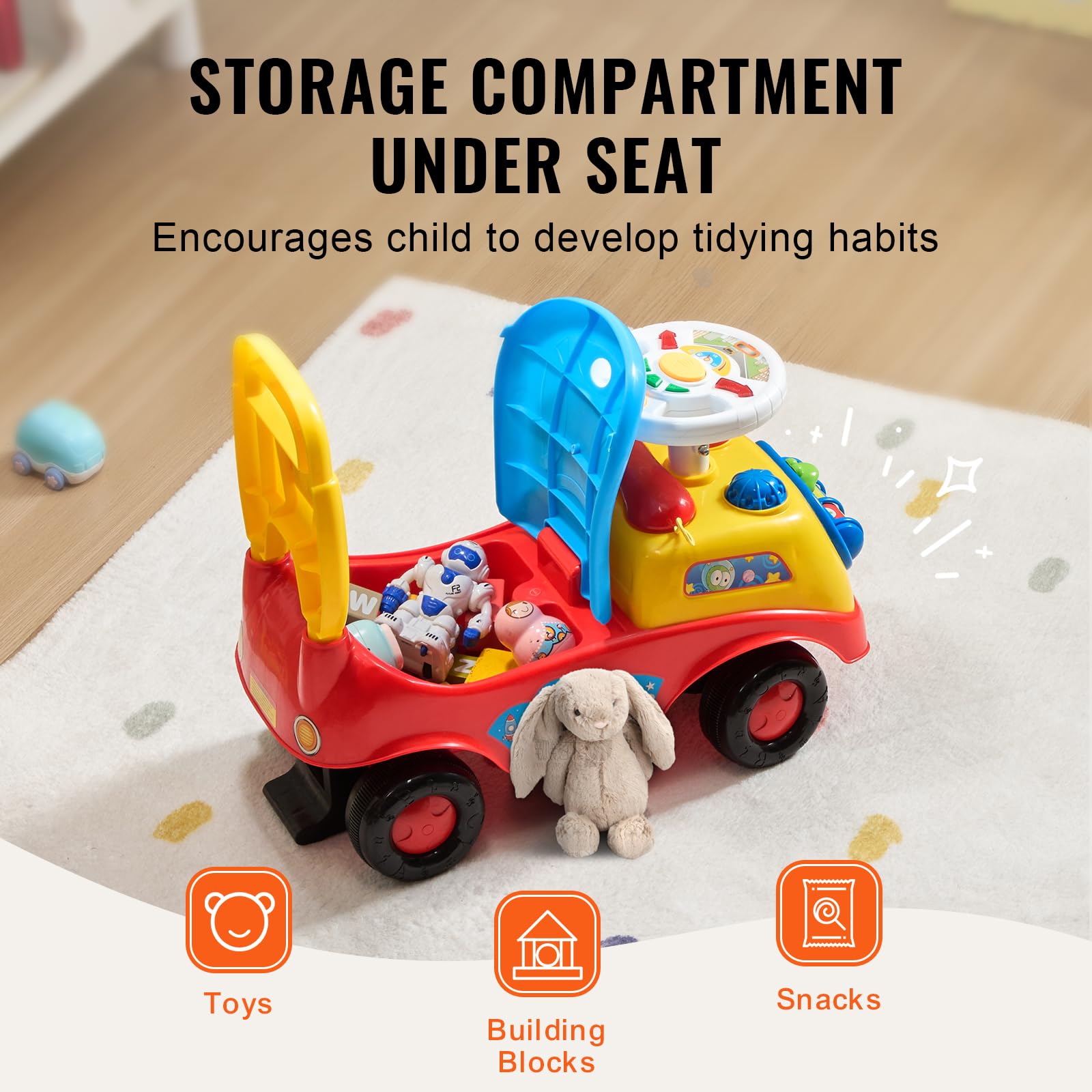 Foto 5 | Ride On Push Car Vevor Ride Racer Para Niños Pequeños Mayores De 19 Meses - Venta Internacional.