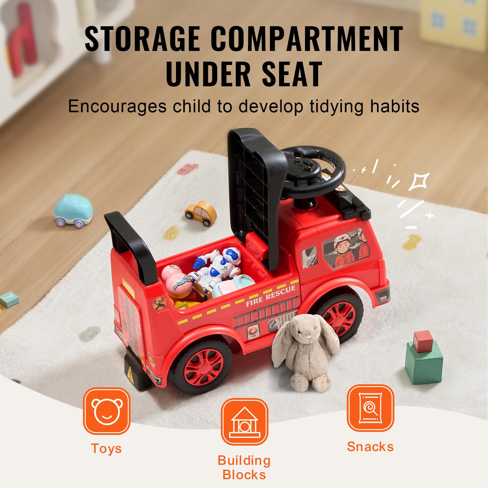 Foto 5 | Ride On Push Car Vevor Ride Racer Para Niños Pequeños Mayores De 19 Meses - Venta Internacional.