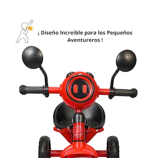 Foto 2 | Triciclo Infantil Con Luz Y Sonido, 3 A 5 Años - Rojo