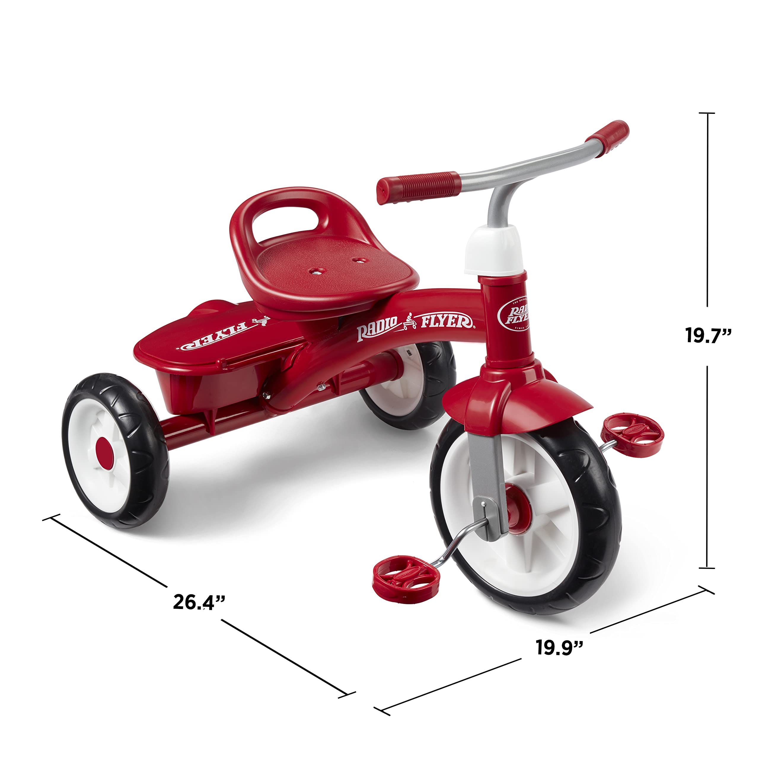 Foto 2 | Tricycle Radio Flyer Red Rider Para Niños Pequeños De 2,5 A 5 Años, Color Rojo - Venta Internacional.