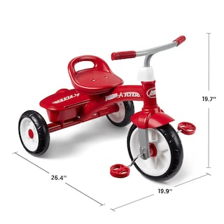 Foto 2 | Tricycle Radio Flyer Red Rider Para Niños Pequeños De 2,5 A 5 Años, Color Rojo - Venta Internacional.