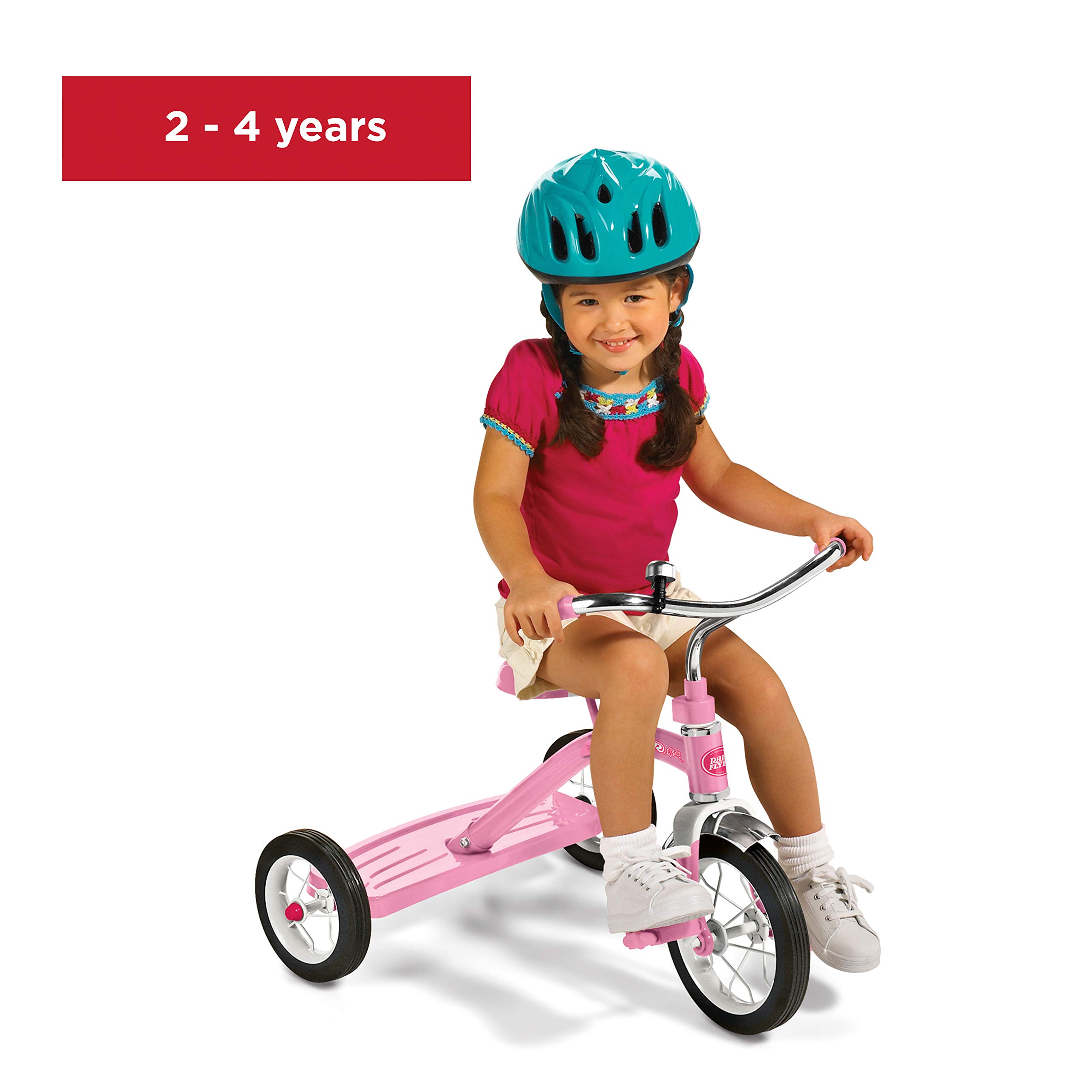 Foto 6 pulgar | Tricycle Radio Flyer Classic Pink 10 Para Niños De 2 A 5 Años - Venta Internacional.