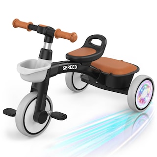 Foto 1 | Triciclo Sereed Para Niños Pequeños Con Iluminación Colorida De 2 A 5 Años, Color Negro - Venta Internacional.