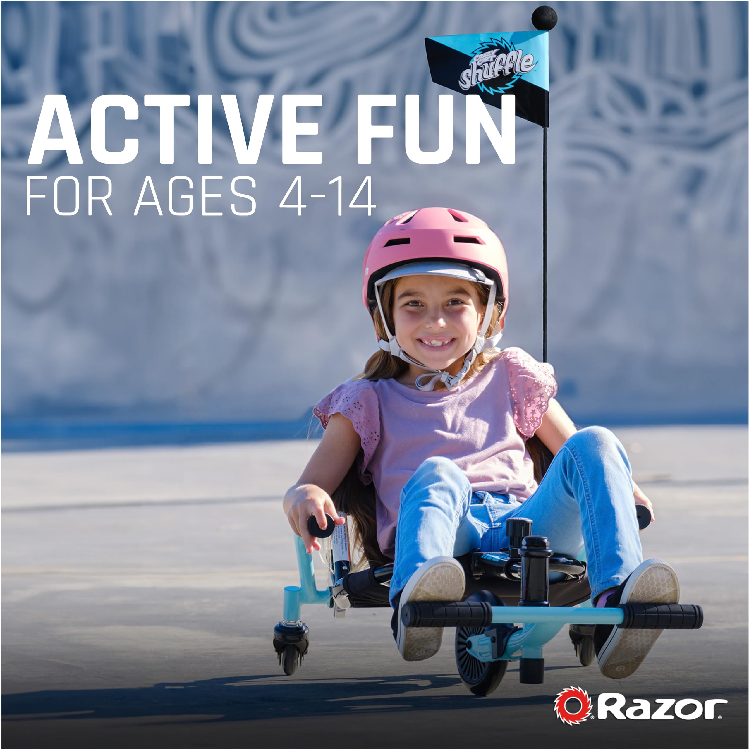Foto 2 | Go-kart Razor Crazy Cart Shuffle Para Niños De Más De 4 Años - Venta Internacional.