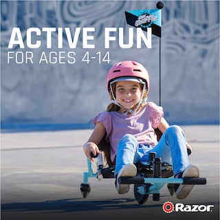 Foto 2 | Go-kart Razor Crazy Cart Shuffle Para Niños De Más De 4 Años - Venta Internacional.