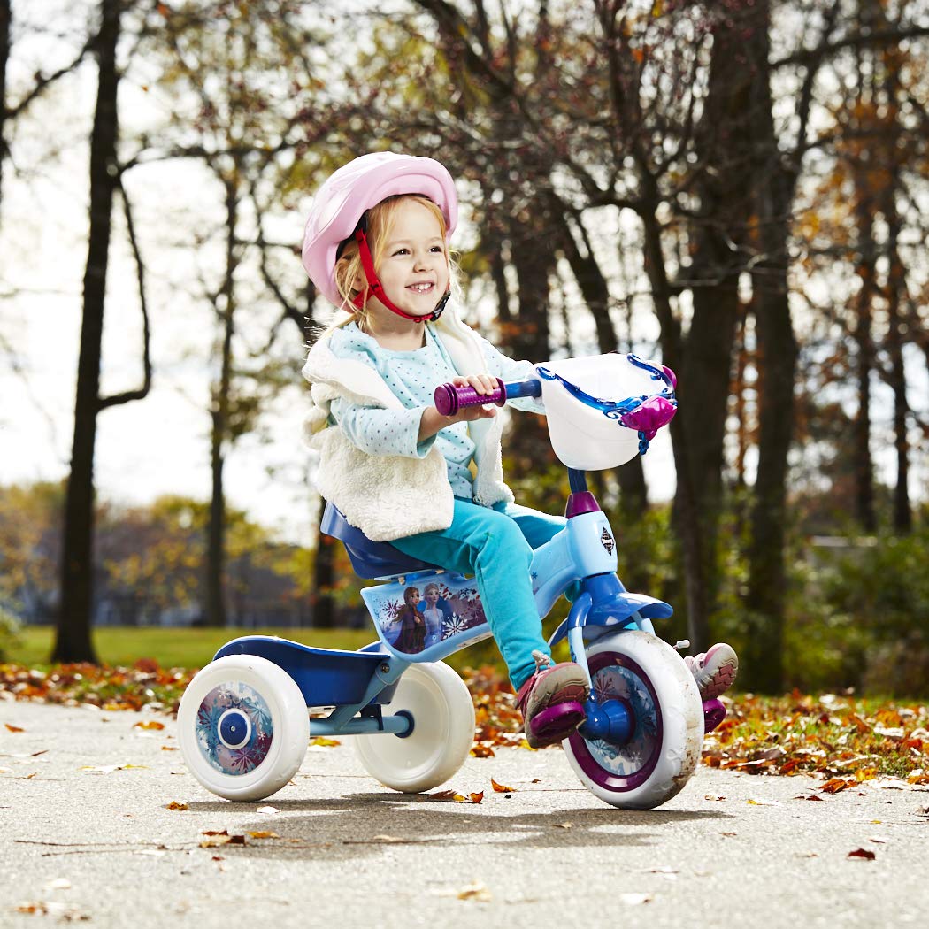 Foto 5 | Triciclo Huffy Disney Frozen 2 Para Niñas De Más De 3 Años Con Contenedores - Venta Internacional.