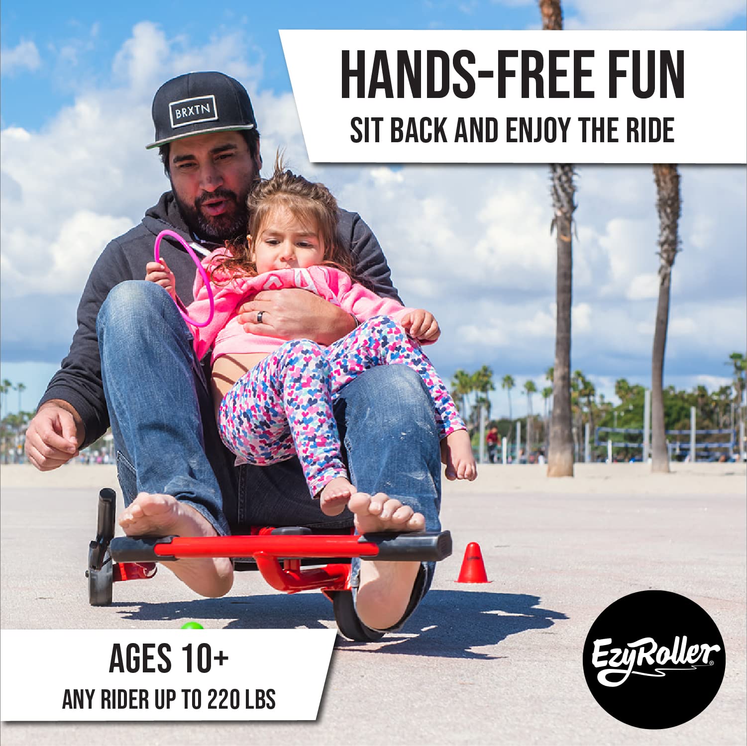 Foto 3 pulgar | Ride On Toy Ezyroller New Pro-x Para Niños Y Adultos, Color Rojo - Venta Internacional.
