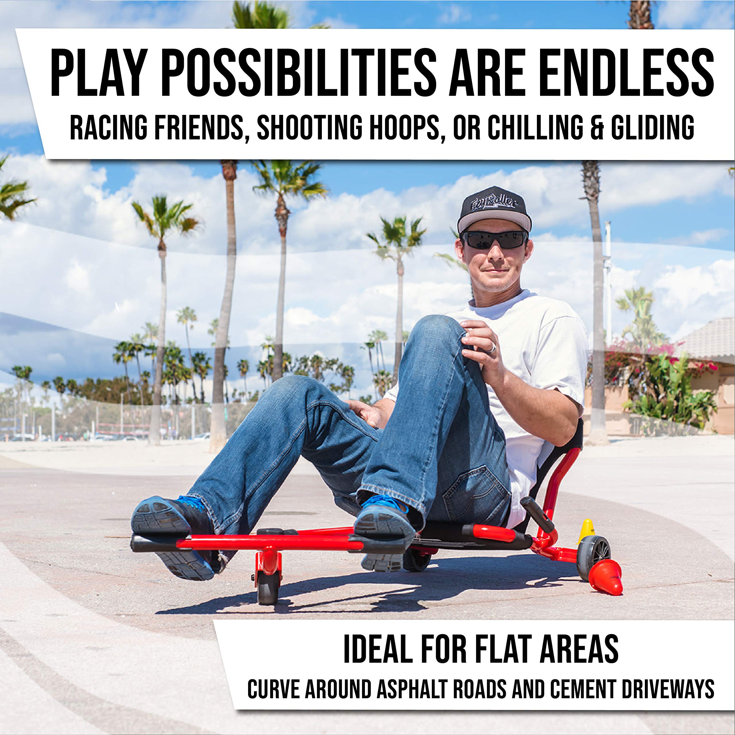 Foto 5 | Ride On Toy Ezyroller New Pro-x Para Niños Y Adultos, Color Rojo - Venta Internacional.
