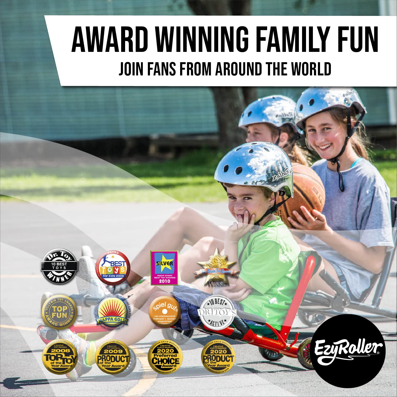 Foto 6 | Ride On Toy Ezyroller New Pro-x Para Niños Y Adultos, Color Rojo - Venta Internacional.