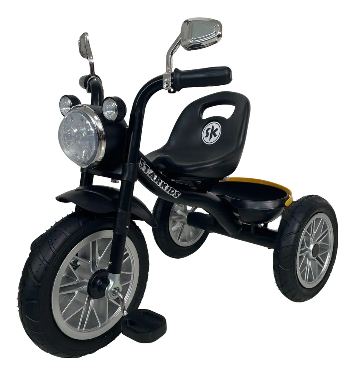 Foto 2 pulgar | Triciclo Starkids Tipo Chopper Skas010 Negro Para Niños