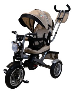 Foto 1 | Triciclo Con Toldo Beige Starkids Chopper Sk5688 Infantil
