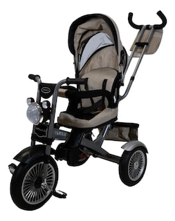 Foto 2 | Triciclo Con Toldo Beige Starkids Chopper Sk5688 Infantil