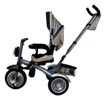 Foto 4 | Triciclo Con Toldo Beige Starkids Chopper Sk5688 Infantil
